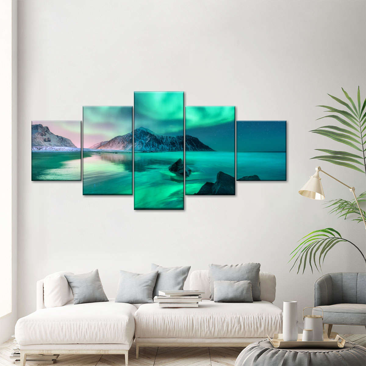 Lofoten Islands Aurora Wall Art