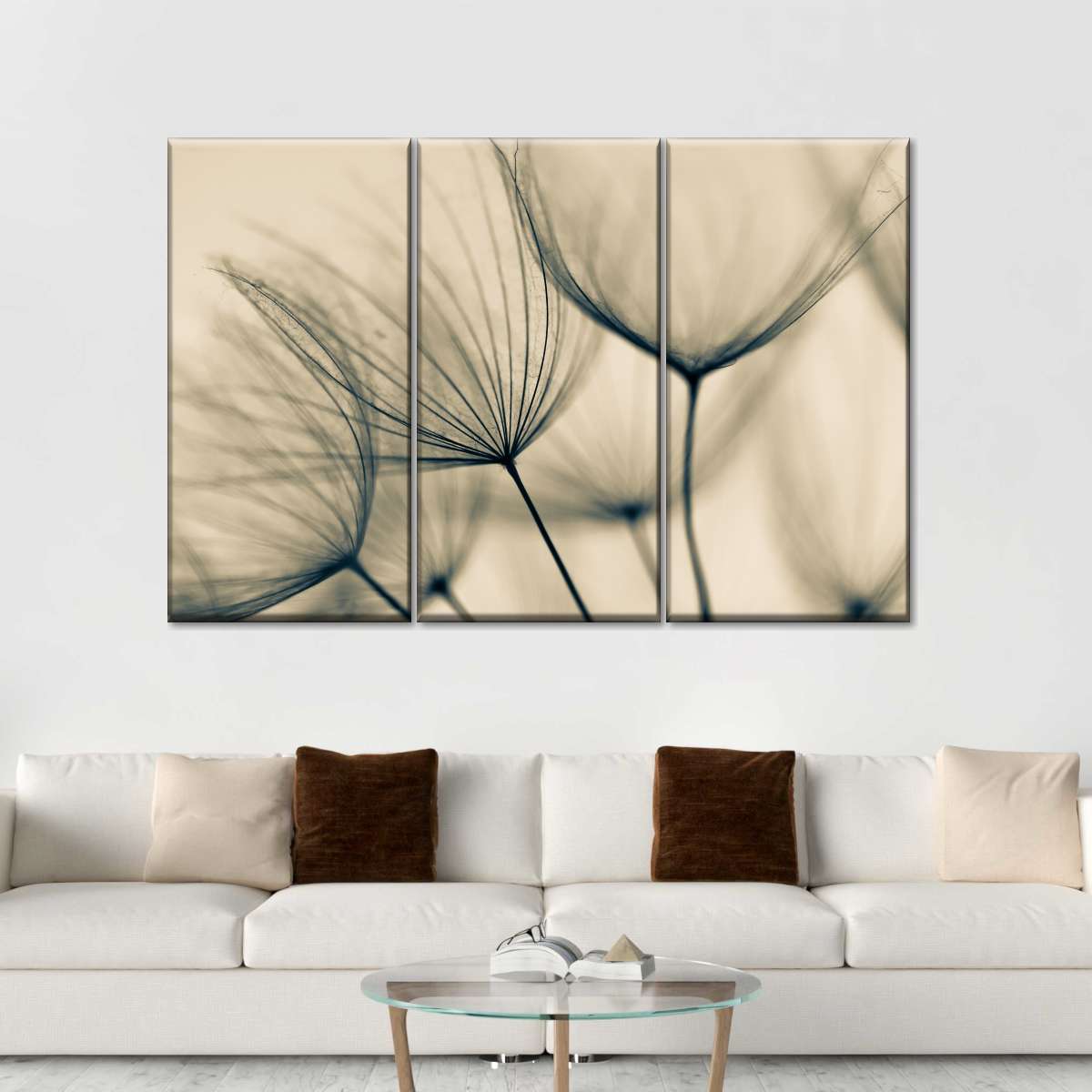 Dandelion Flower Seeds Wall Art