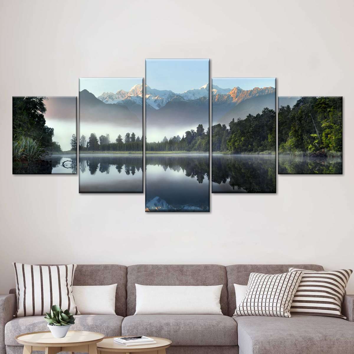 Lake Matheson Reflection Wall Art