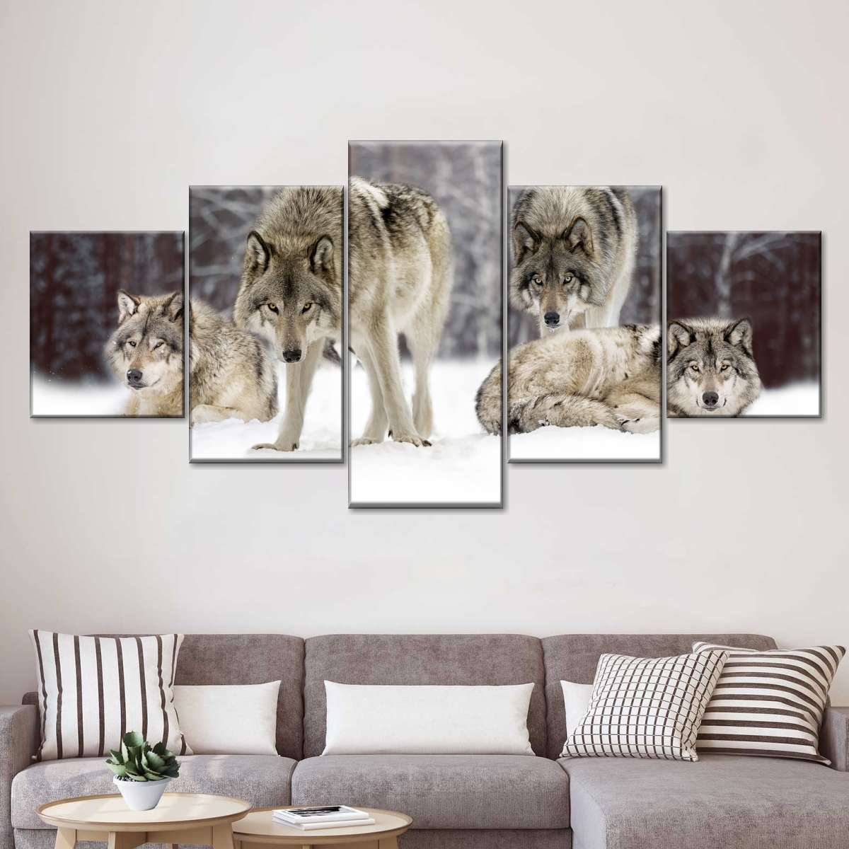 Wolf Pack Wall Art