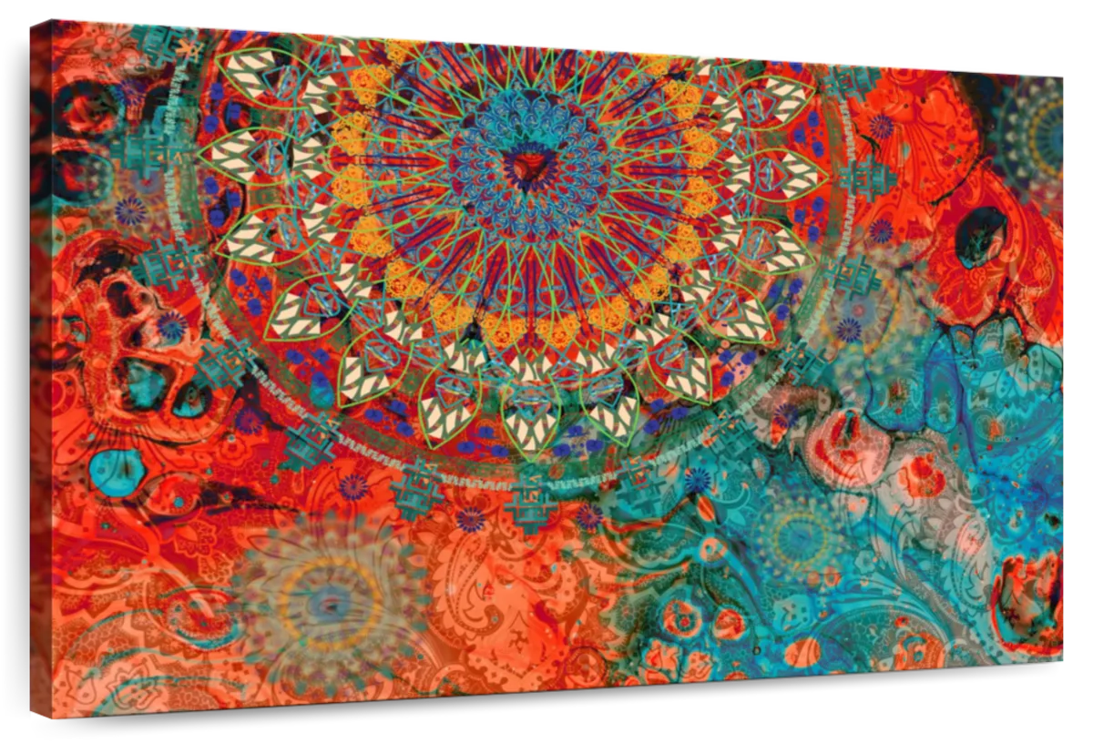 Abstract Tribal Mandalas Wall Art