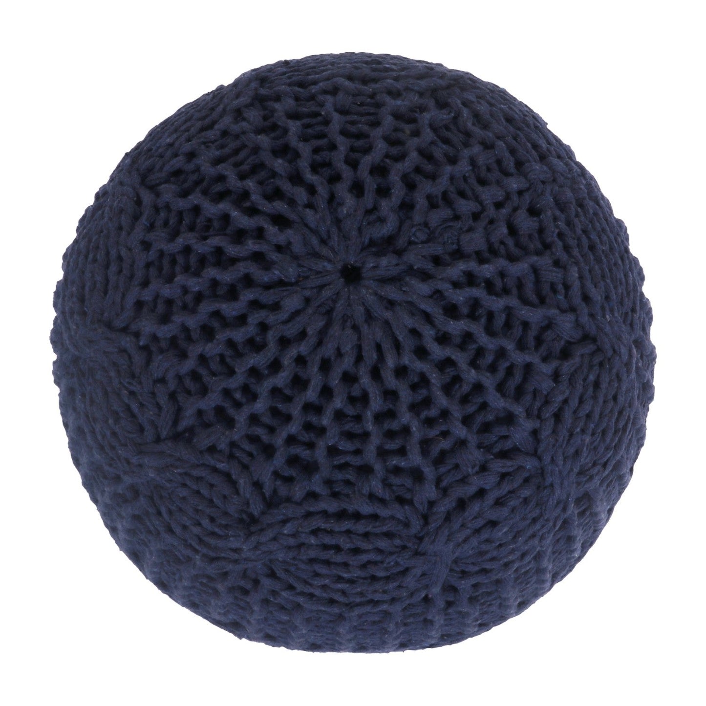 Samiyah Hand Knitted Pouf