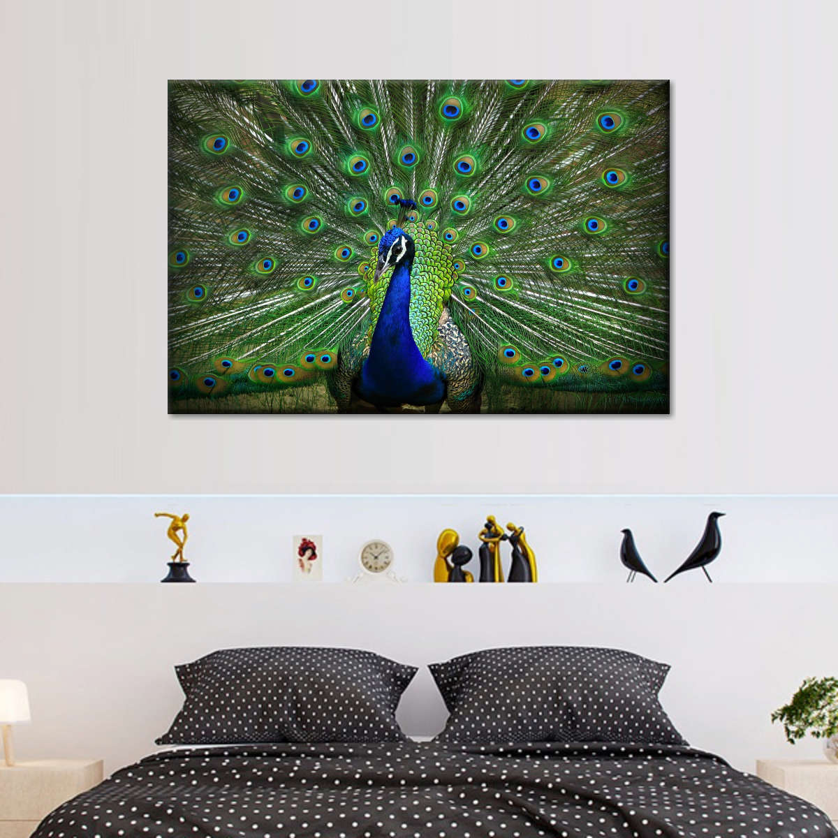 Peacock Feathers Wall Art