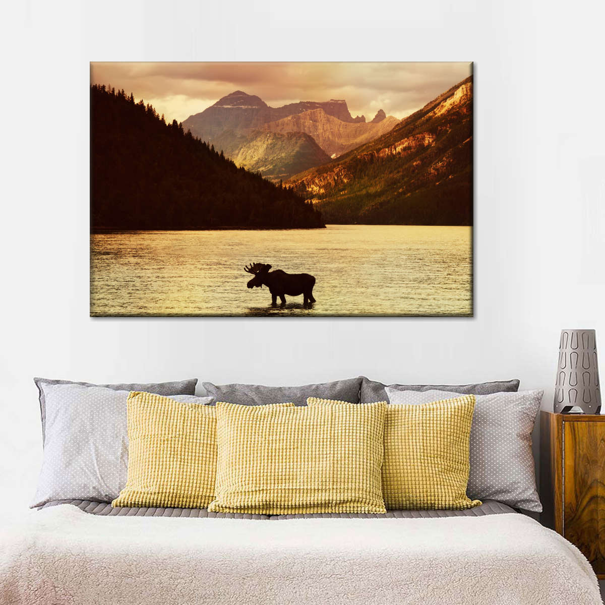 Lake Moose Wall Art