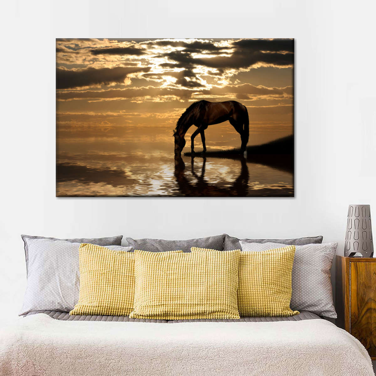 Lone Arabian Horse Wall Art