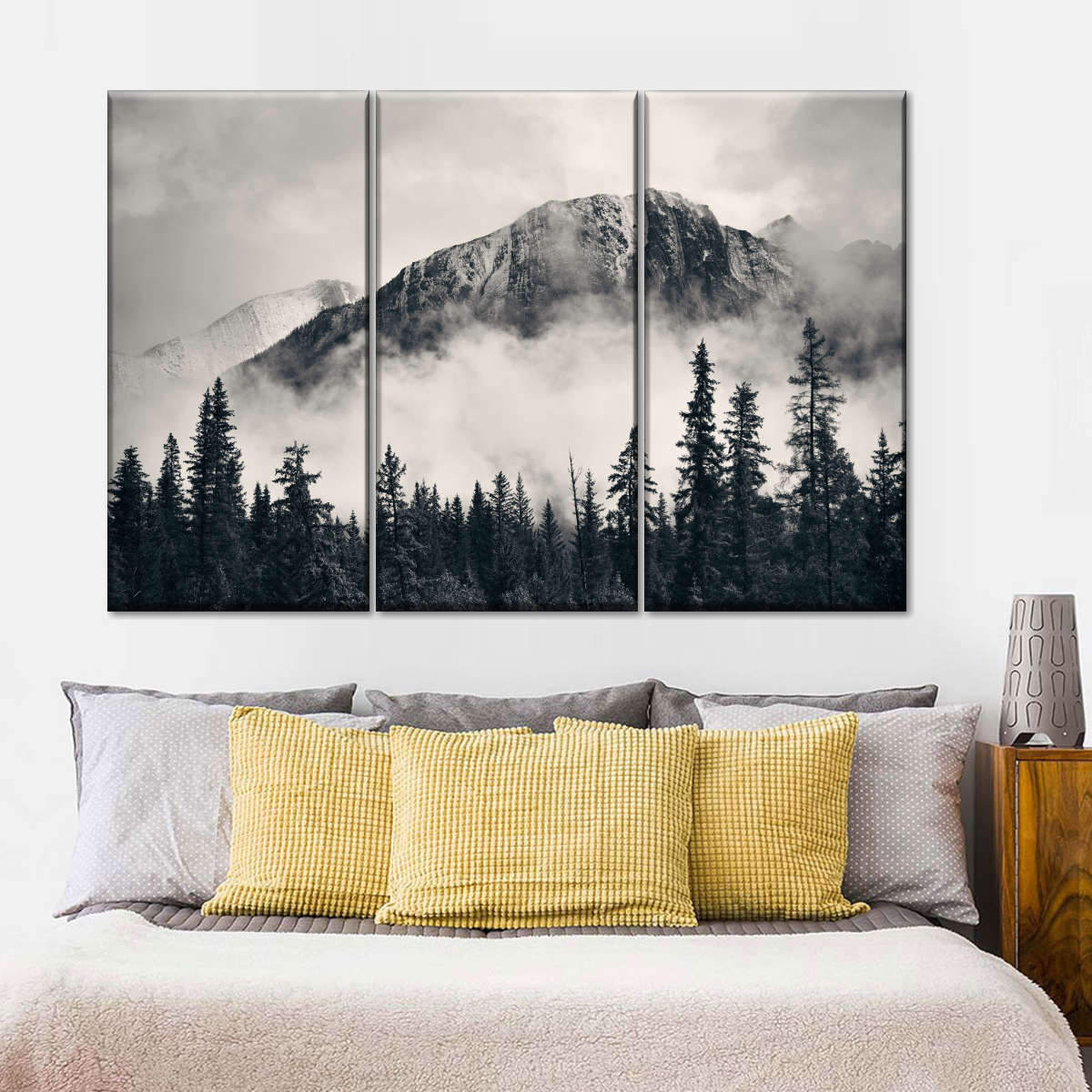 Banff Park Mountain Scene Wall Art