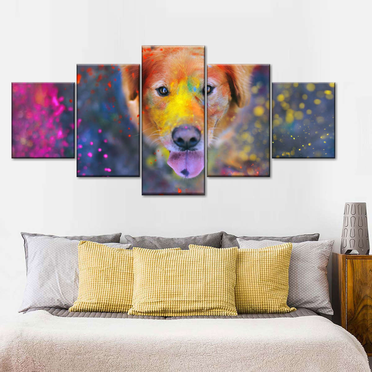 Colorful Labrador Wall Art