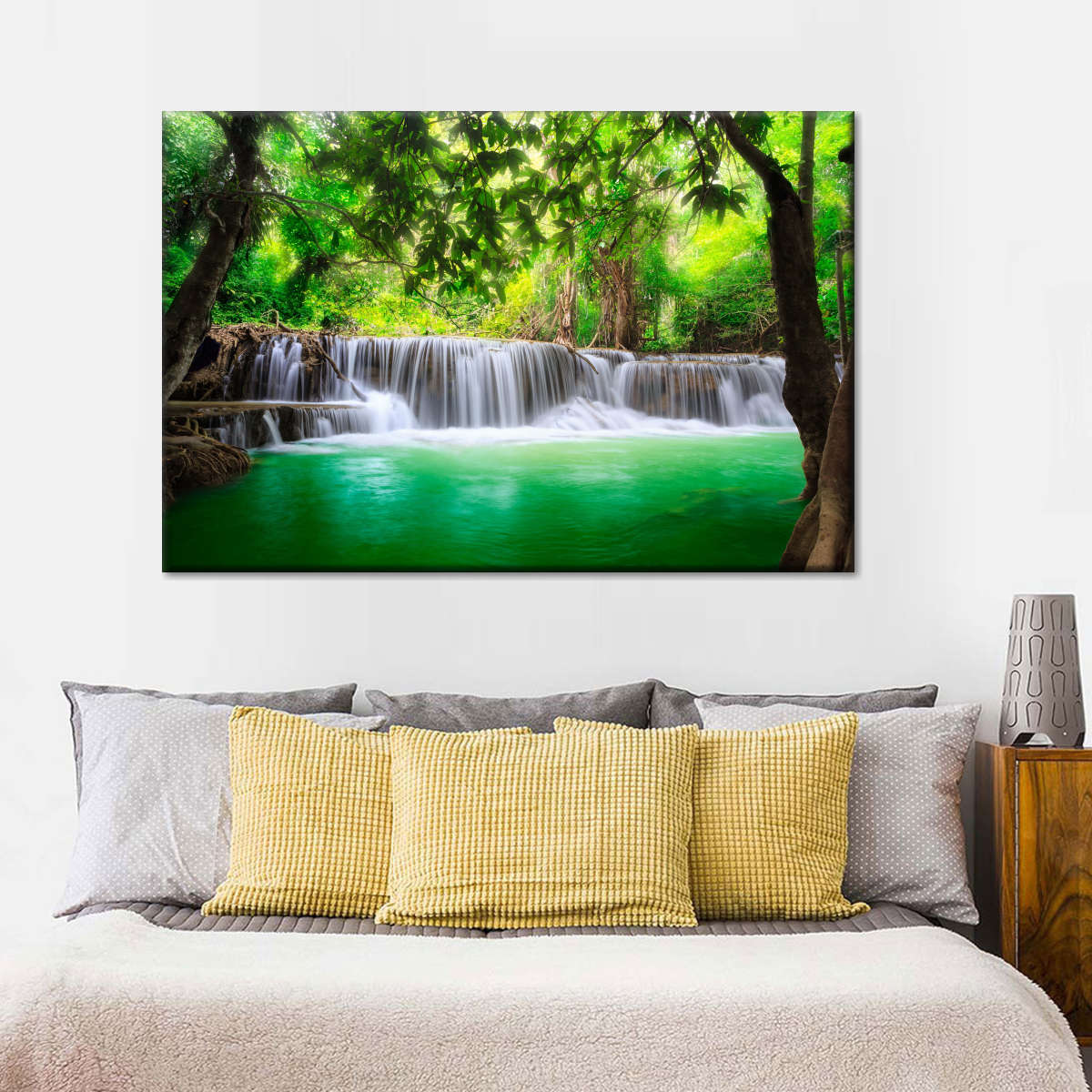 Huay Mae Khamin Waterfall Wall Art