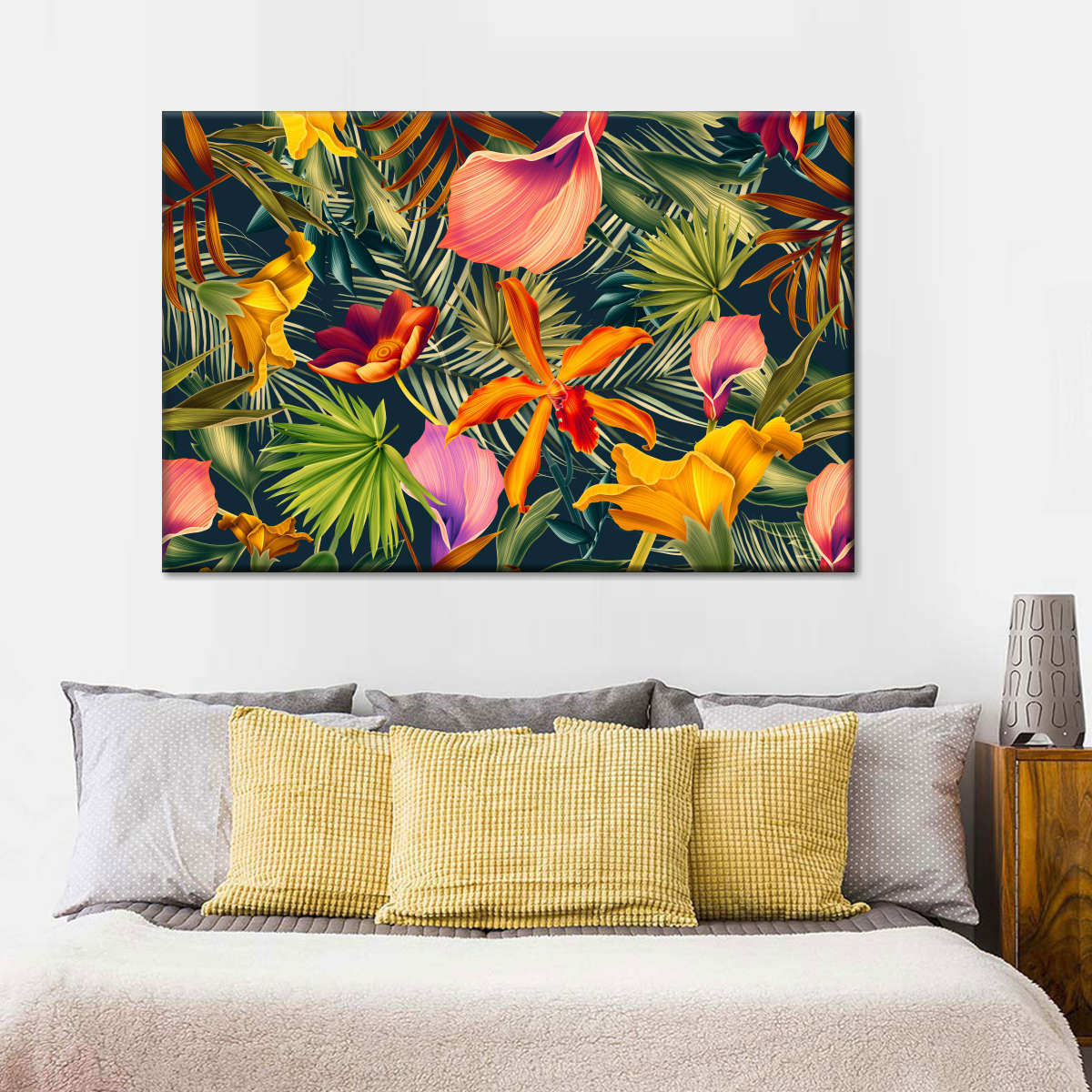 Tropical Floral Wall Art