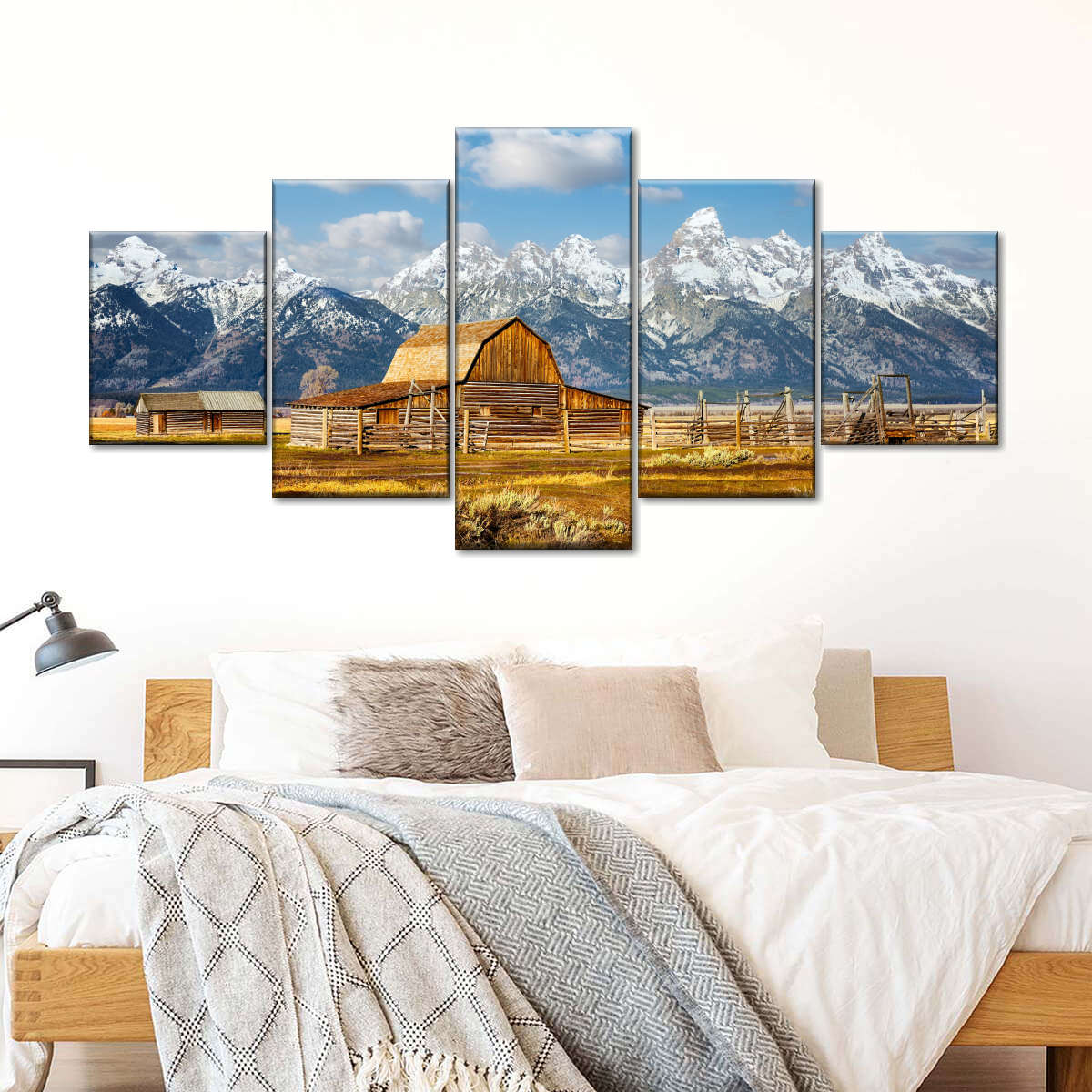 Teton Range Moulton Barn Wall Art