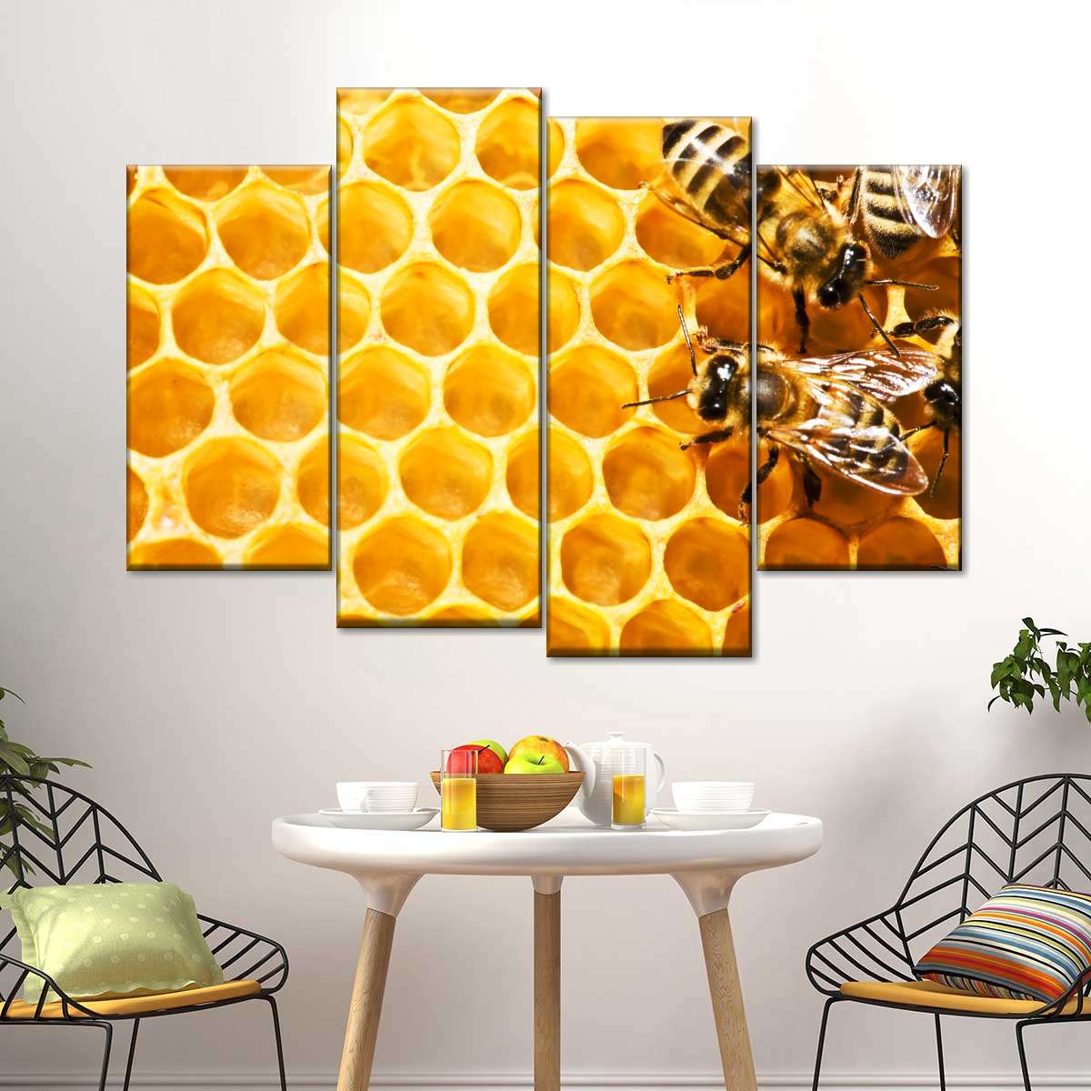 Honey Bee Hive Wall Art