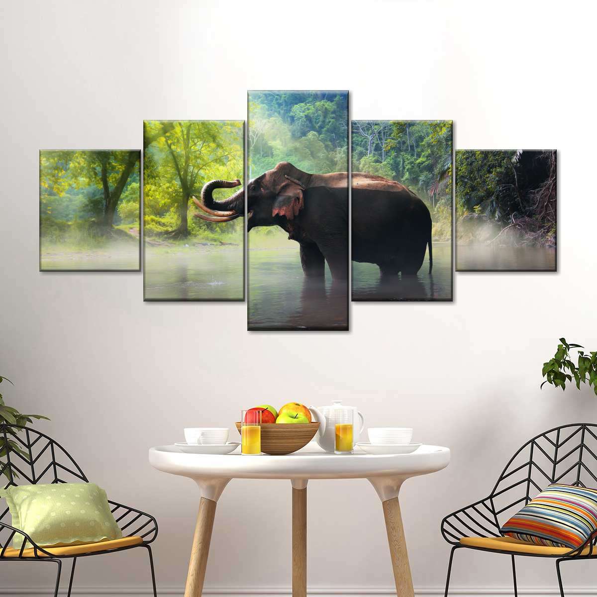 Wild Elephant Wall Art