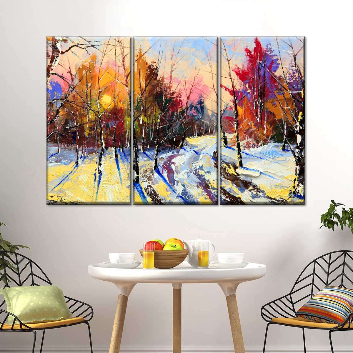 Snowy Forest Wall Art