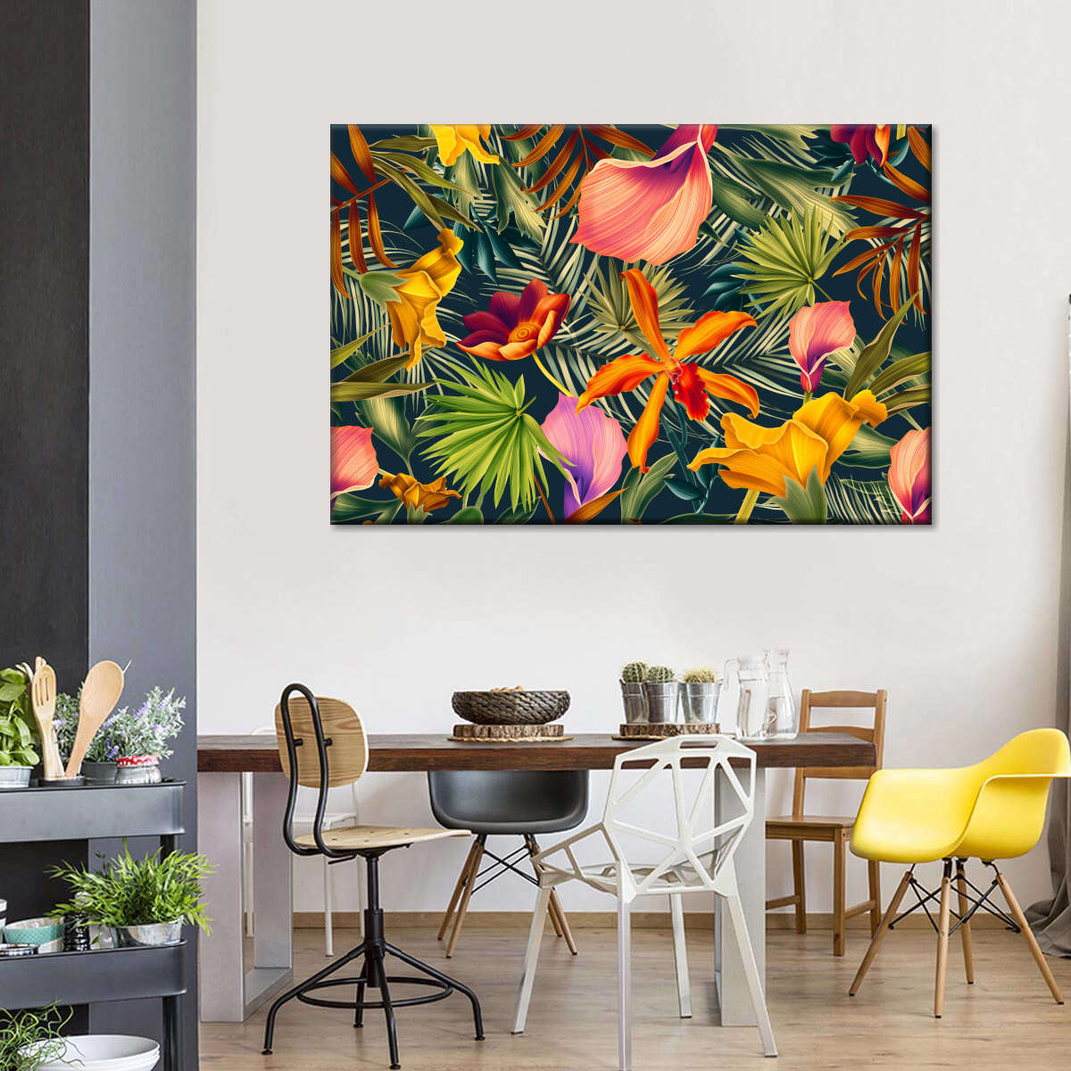 Tropical Floral Wall Art