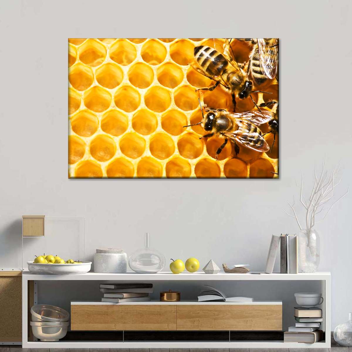 Honey Bee Hive Wall Art