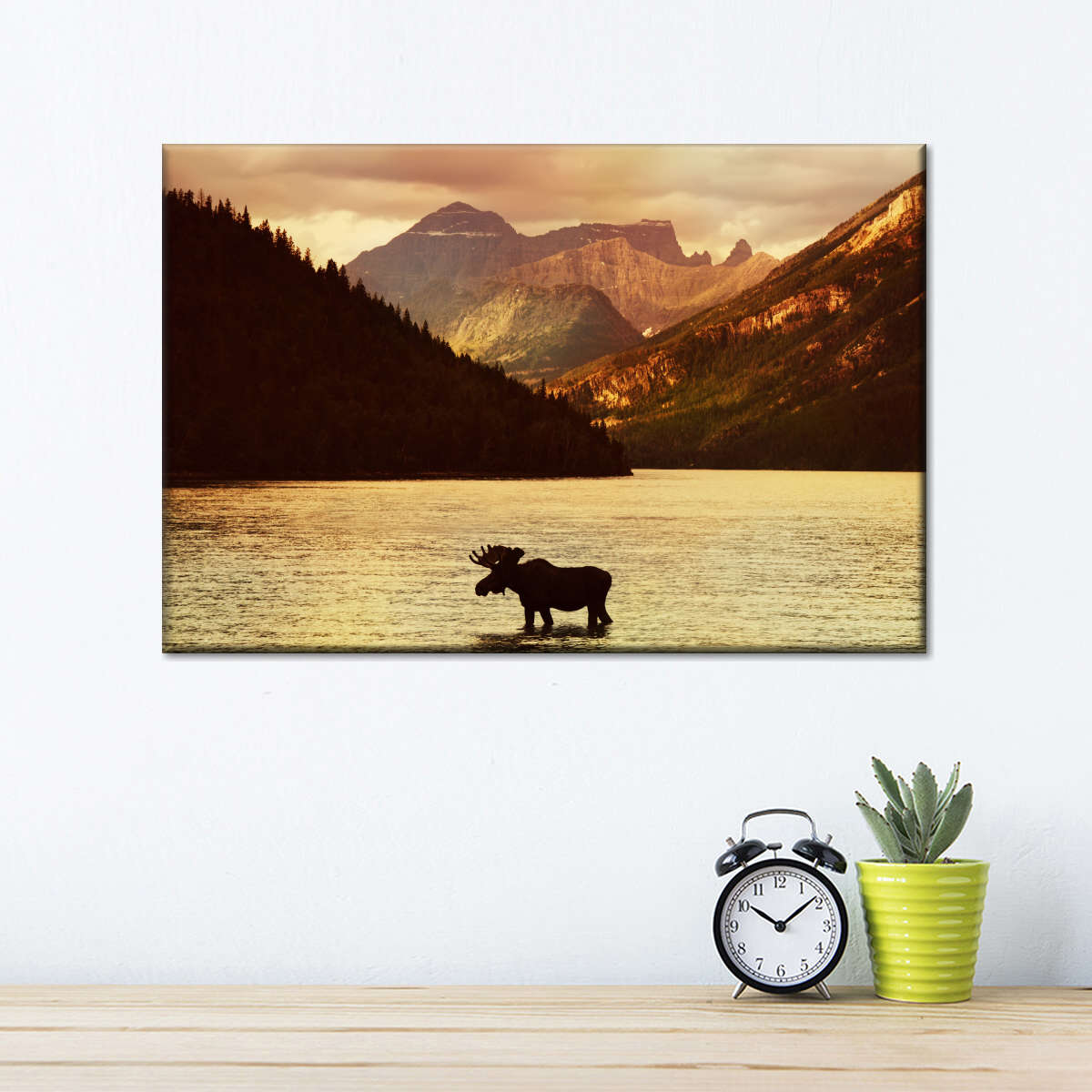 Lake Moose Wall Art