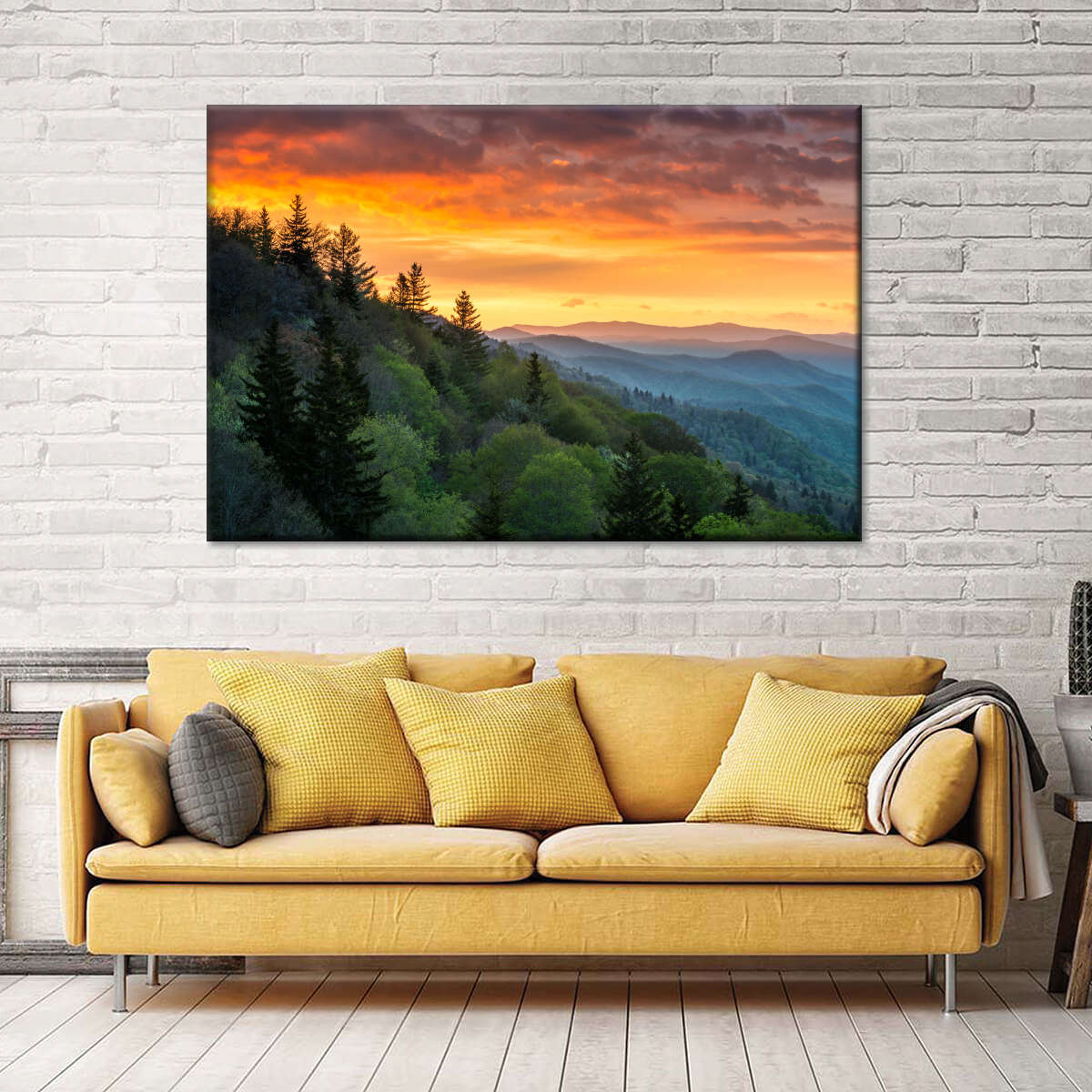 Mountain Sunrise Wall Art