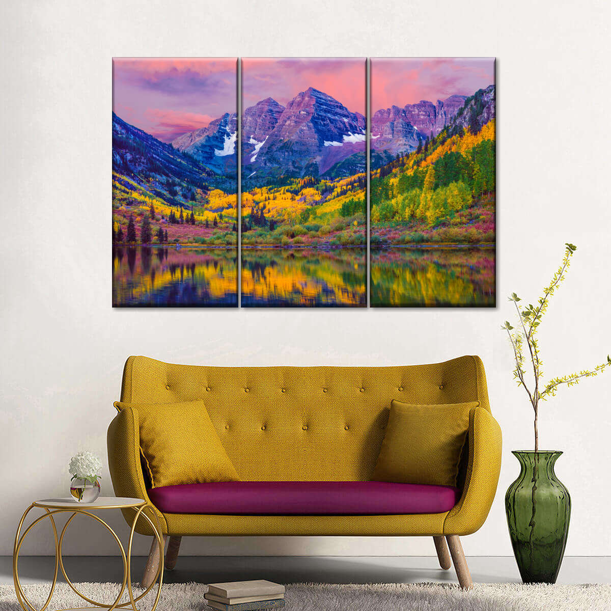 Maroon Bells Autumn Beauty Wall Art