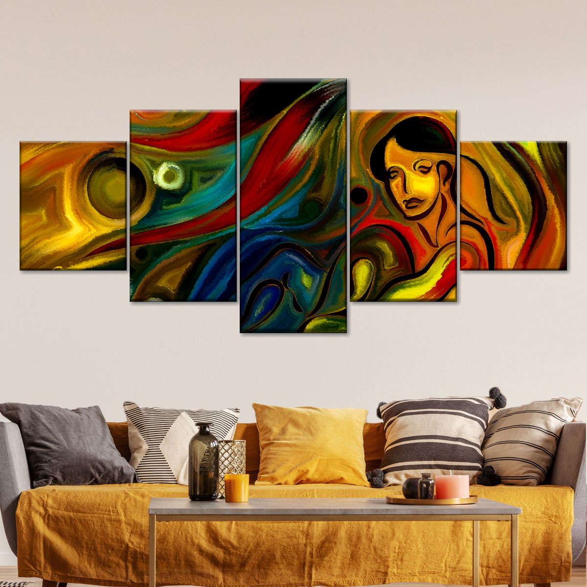 Portrait Abstract Wall Art