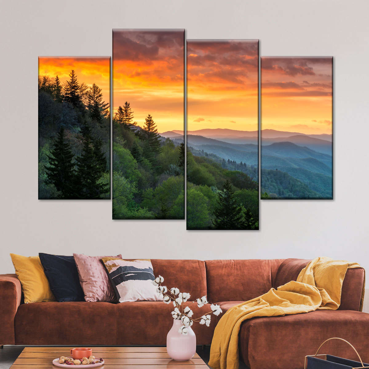 Mountain Sunrise Wall Art