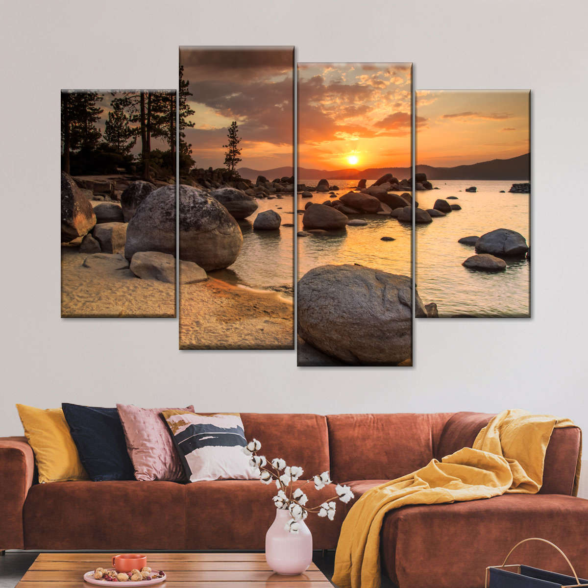 Lake Tahoe Twilight Wall Art