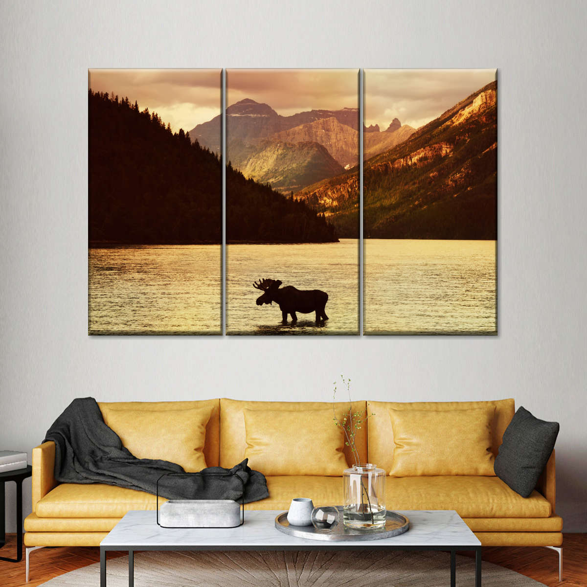 Lake Moose Wall Art