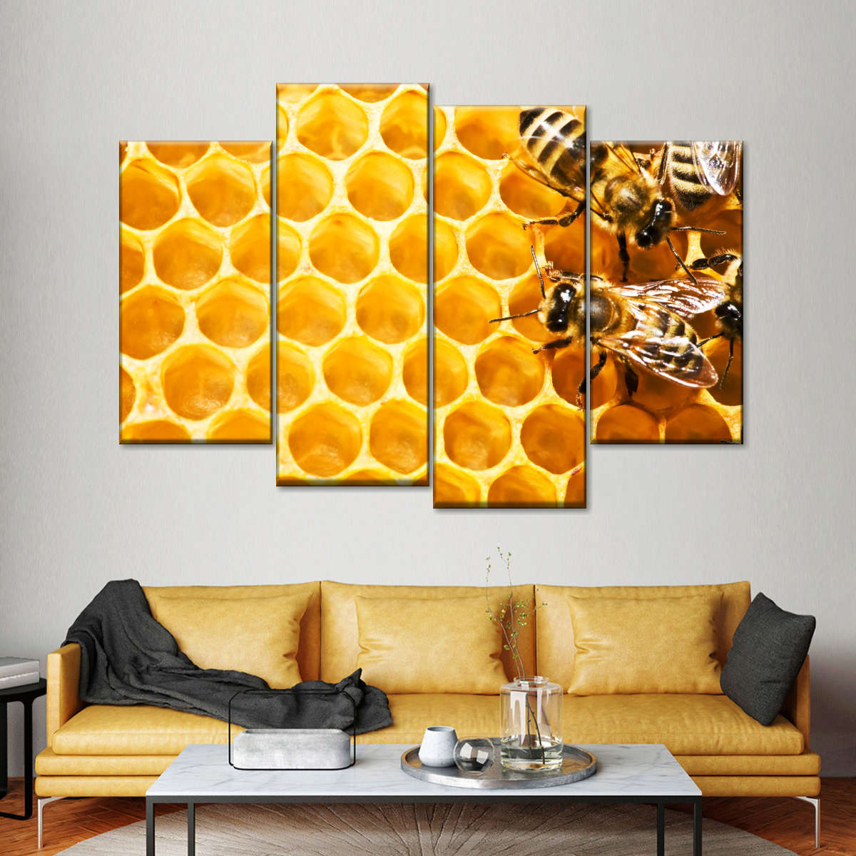 Honey Bee Hive Wall Art