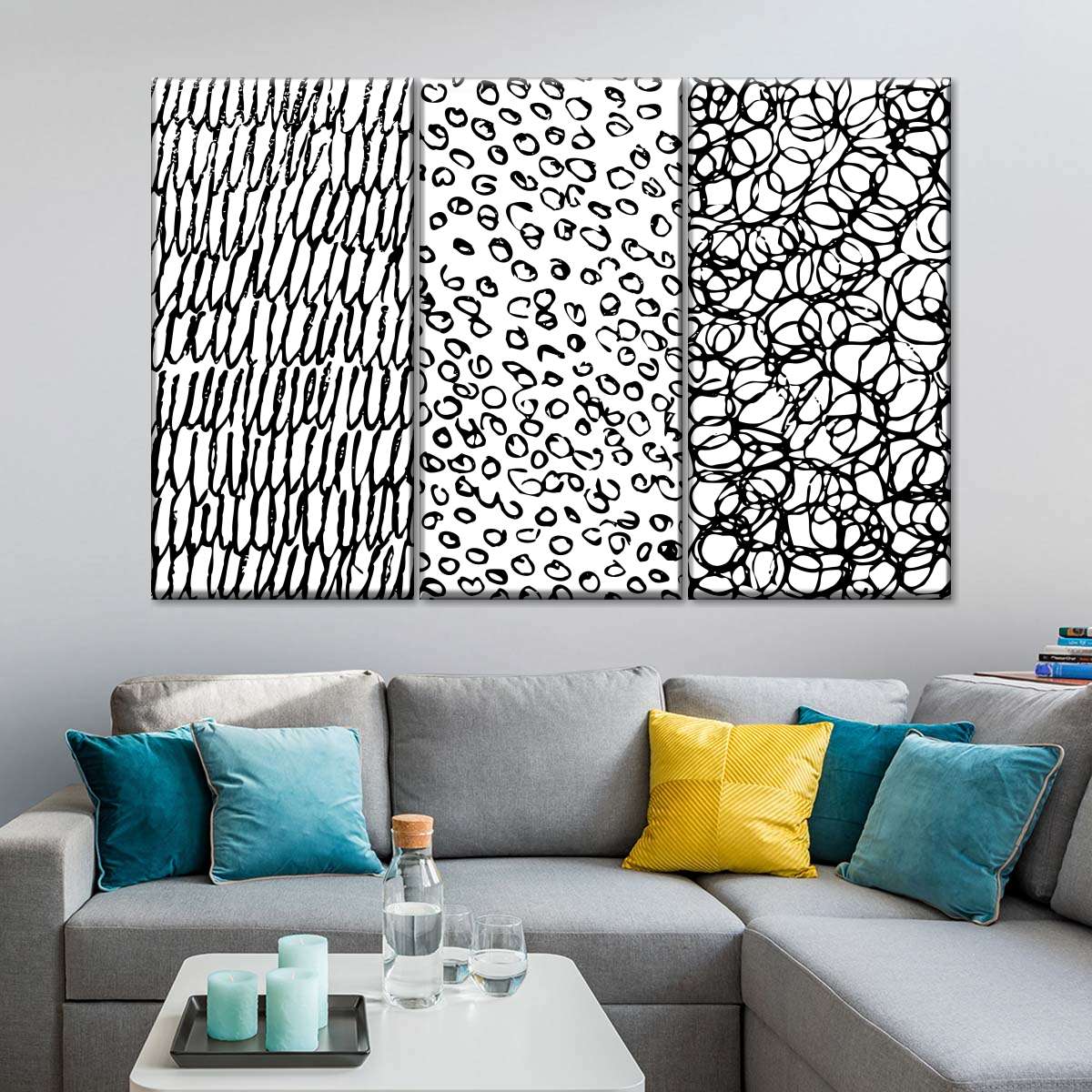 Patterned Simple Abstract Wall Art