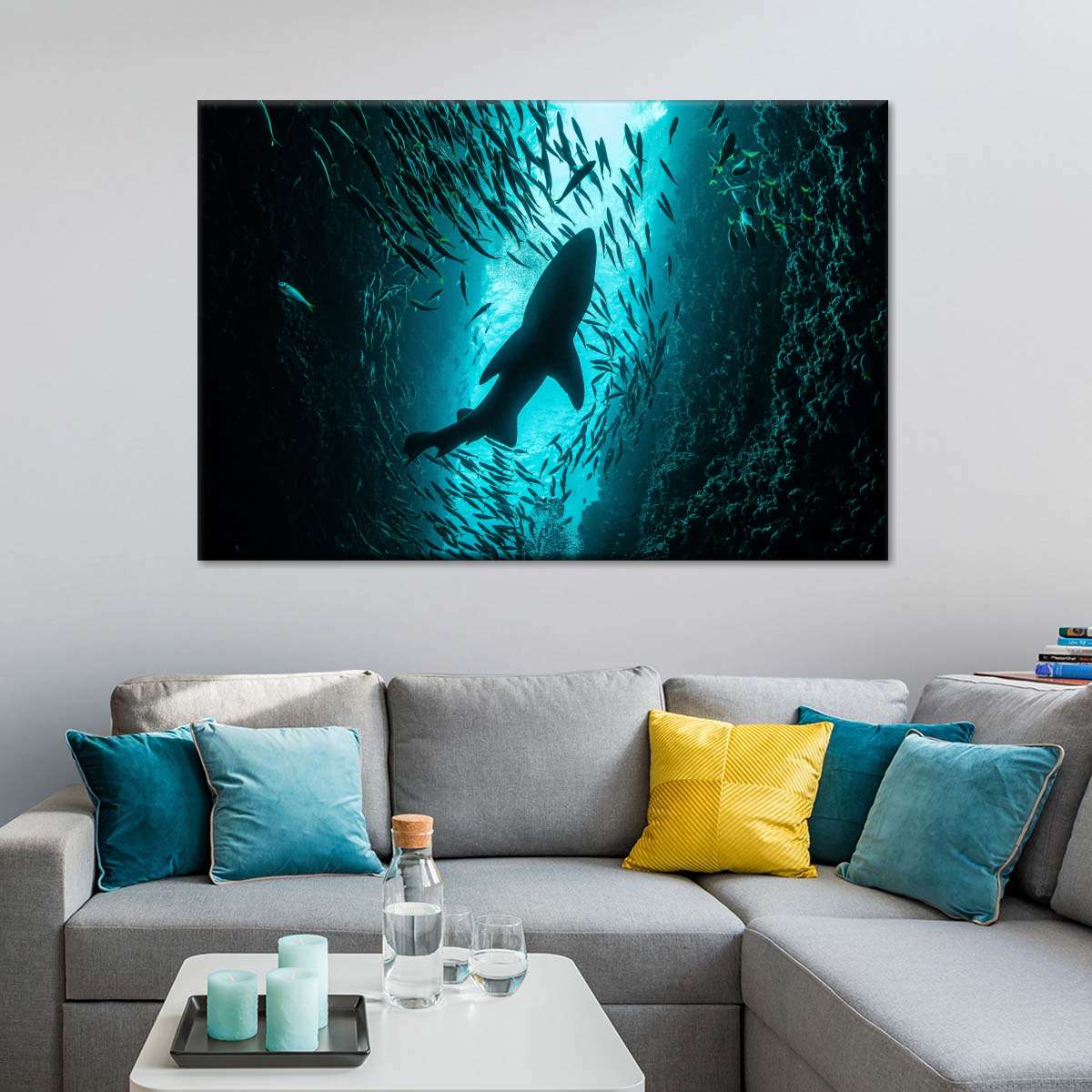 Shark Depth Wall Art