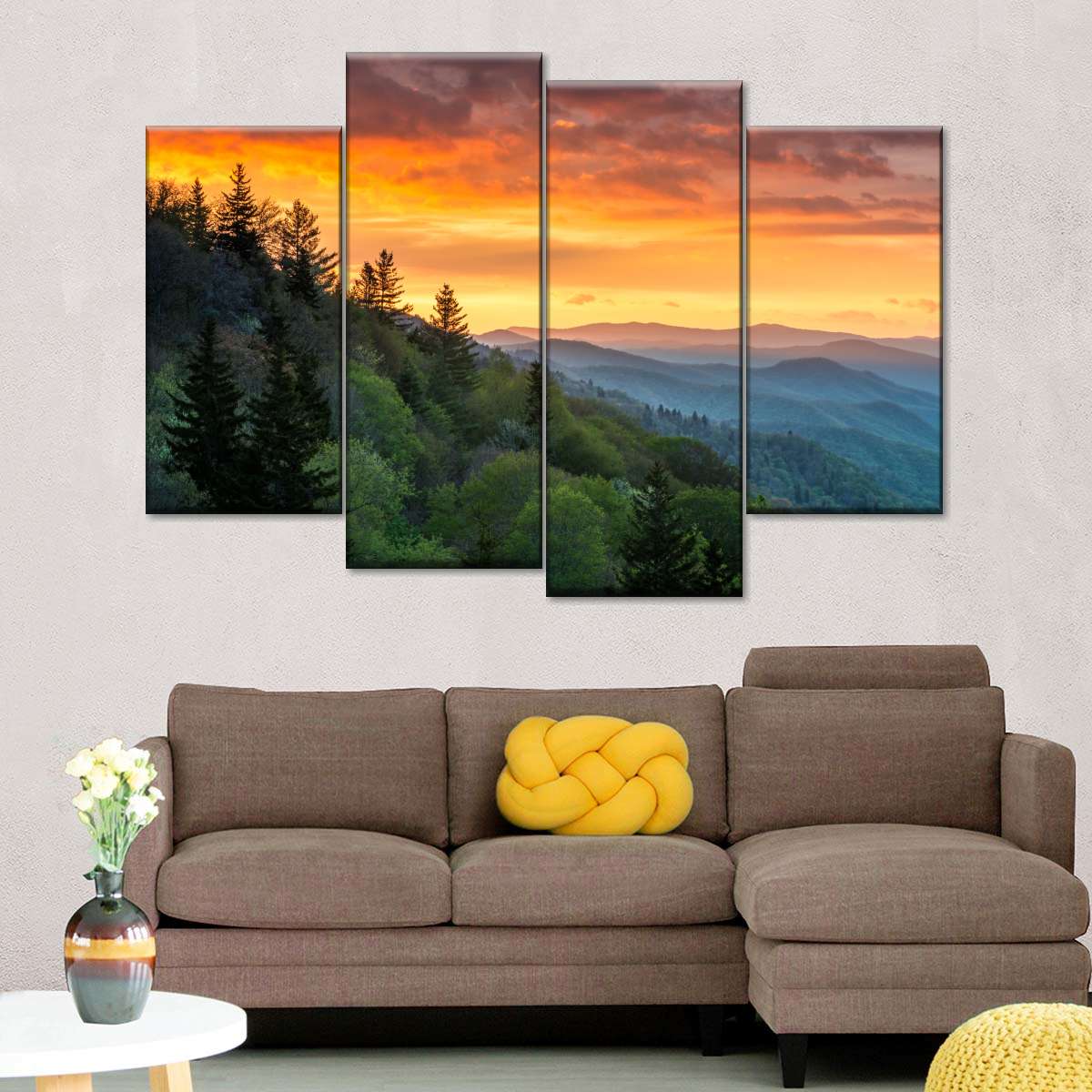 Mountain Sunrise Wall Art