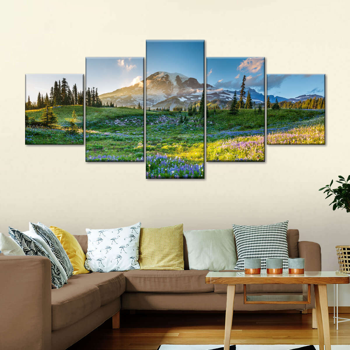 Springtime At Mount Rainier Wall Art