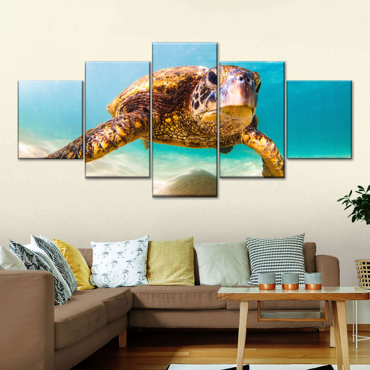 Hawaiian Turtle Wall Art