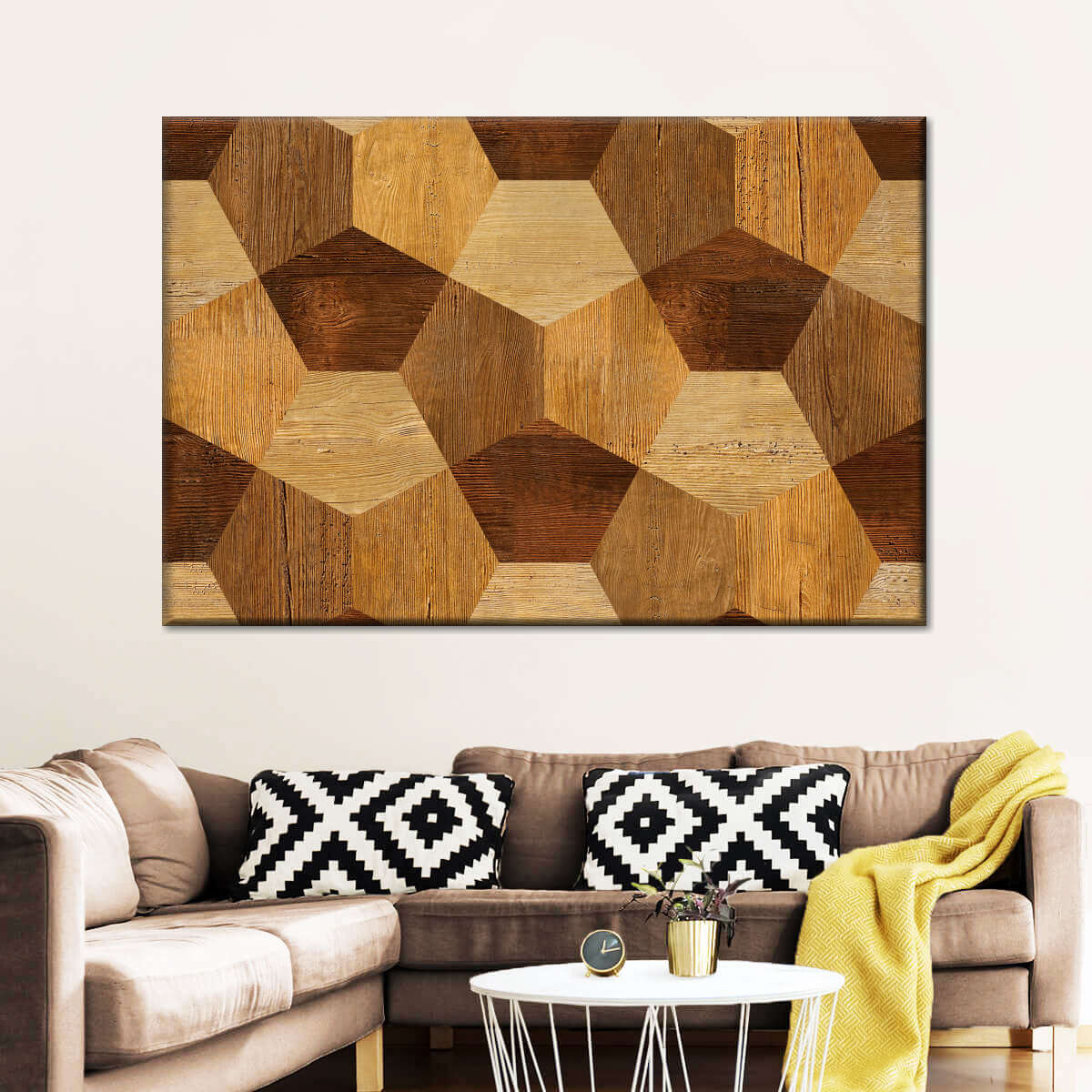 Abstract Wood Decor Wall Art