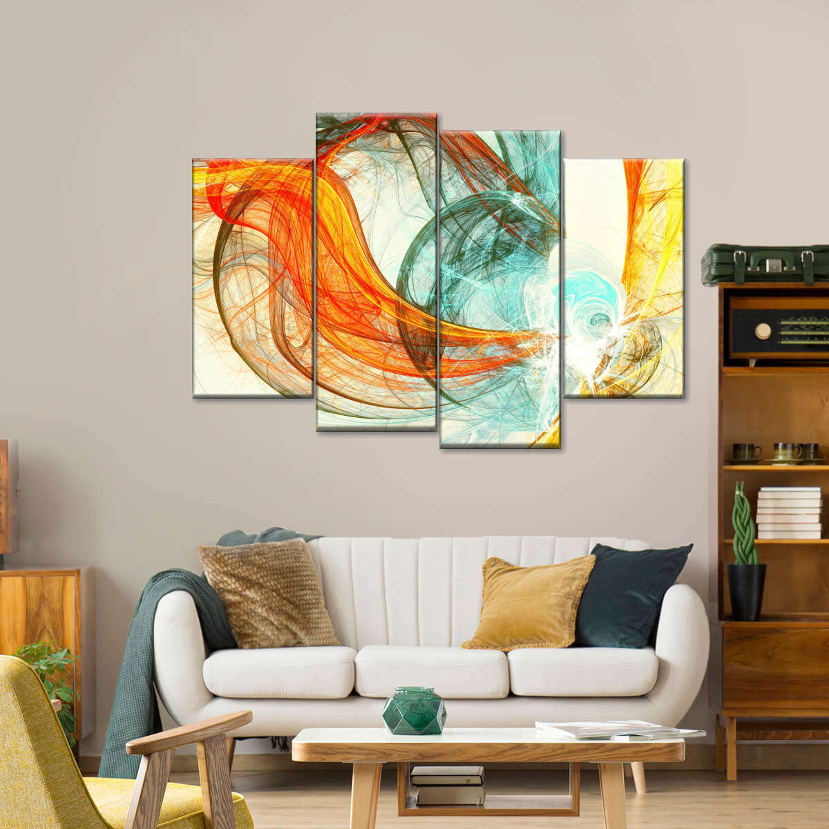 Energy Dynamic Abstract Wall Art