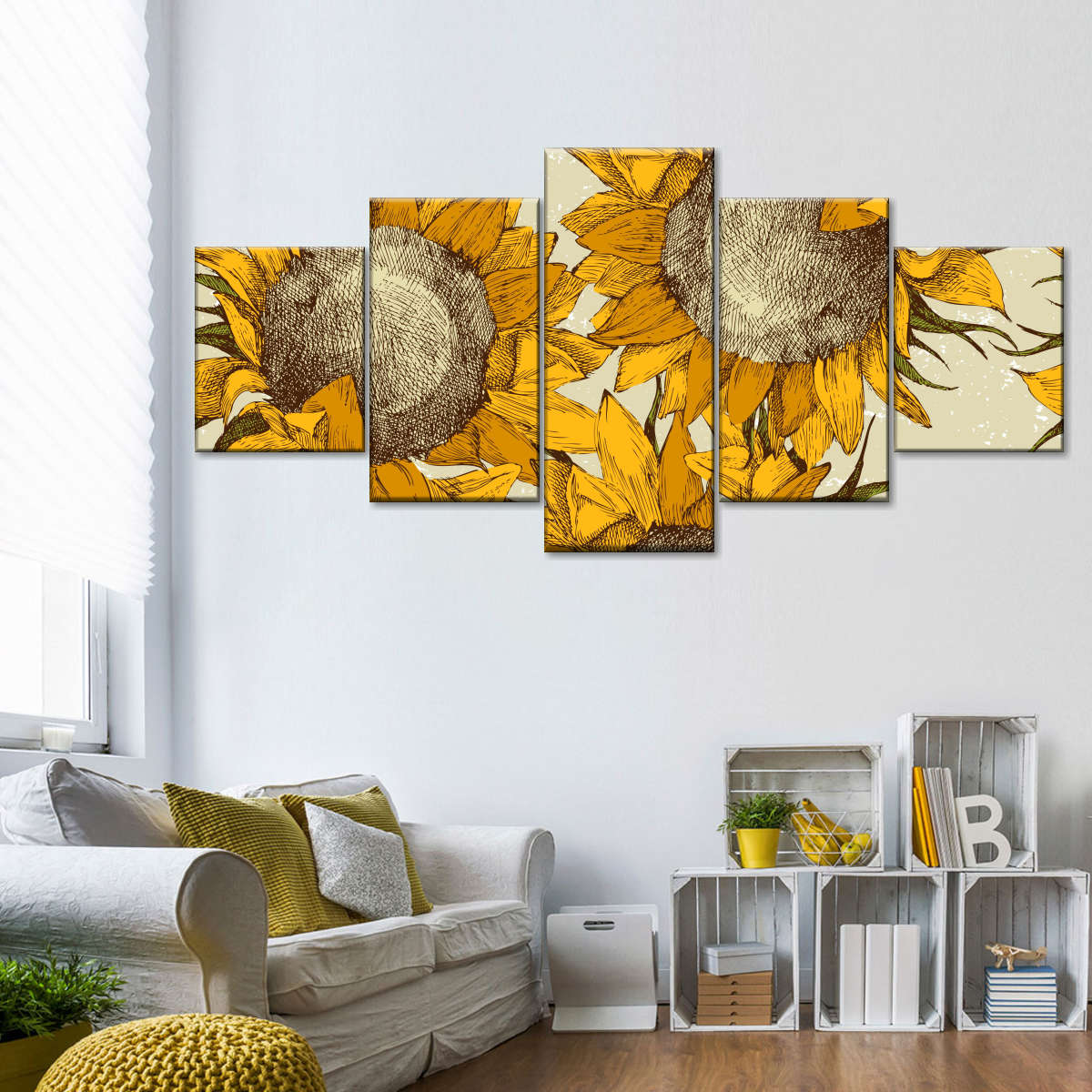 Yellow Sunflowers Wall Art