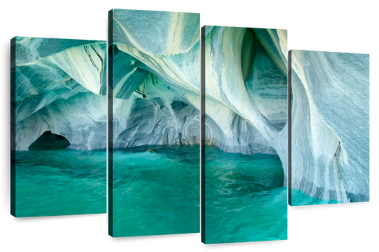 Marble Caves Carrera Lake Wall Art