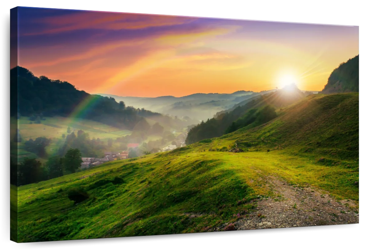 Morning Rainbow Wall Art