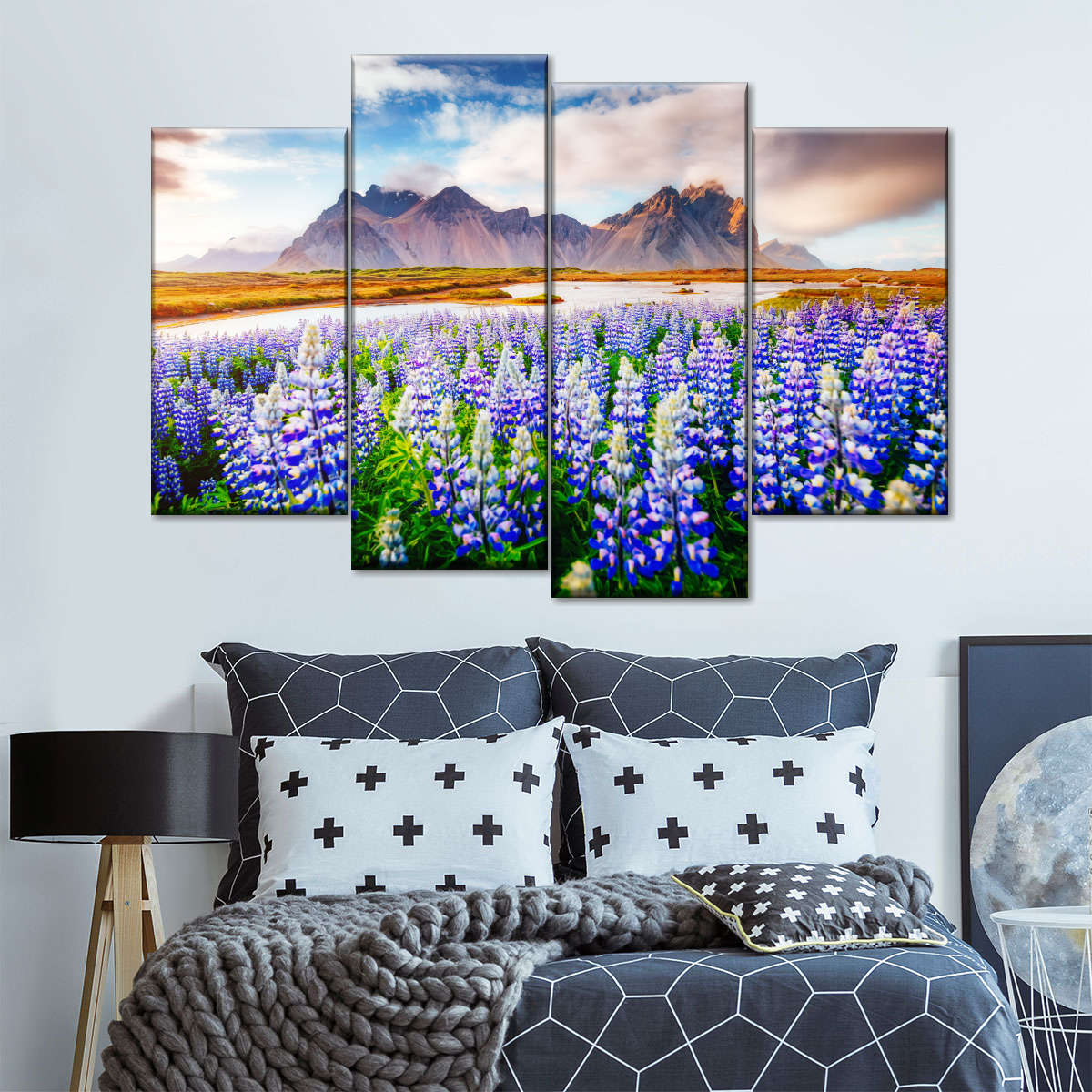 Majestic Lupines Wall Art