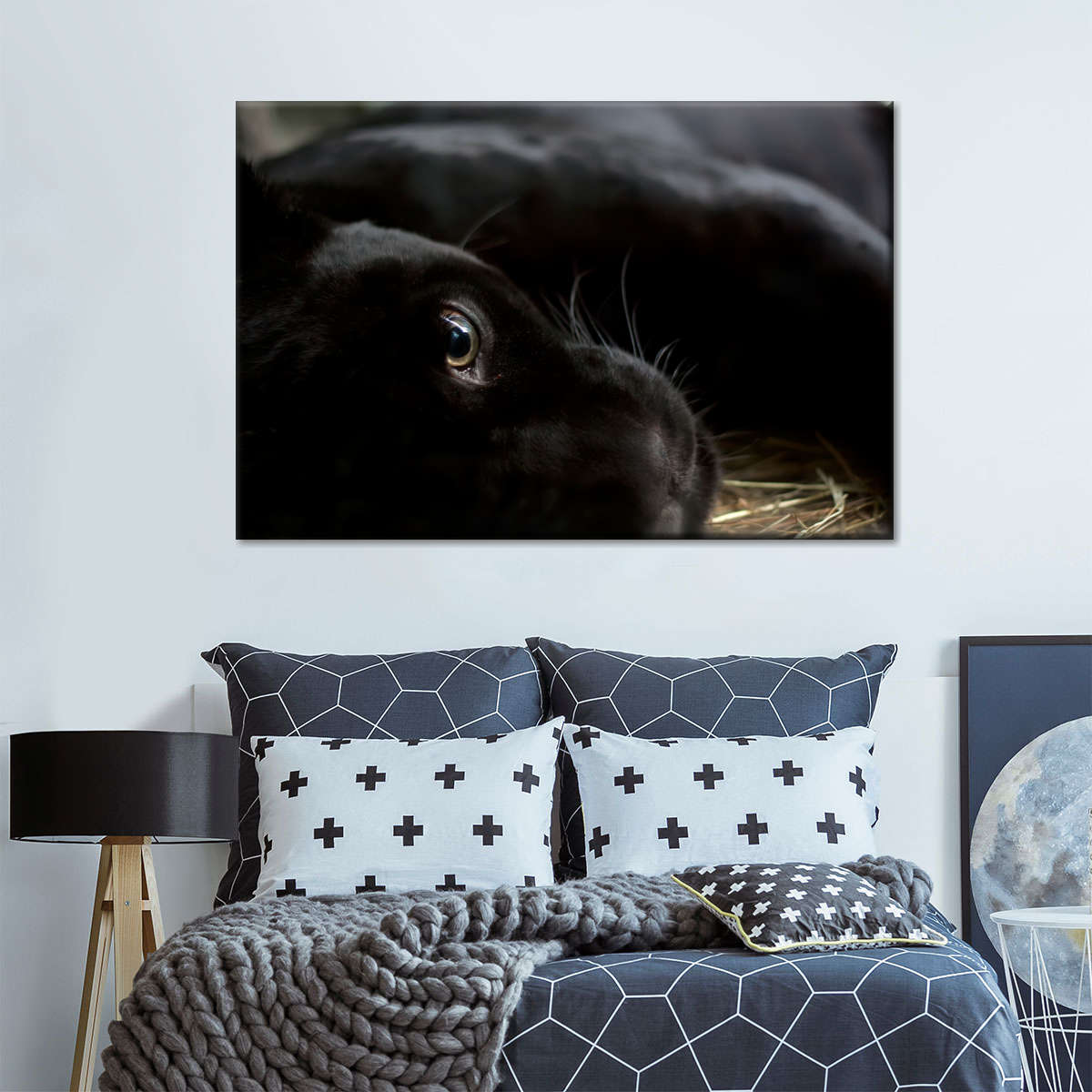 Comfortable Black Panther Wall Art