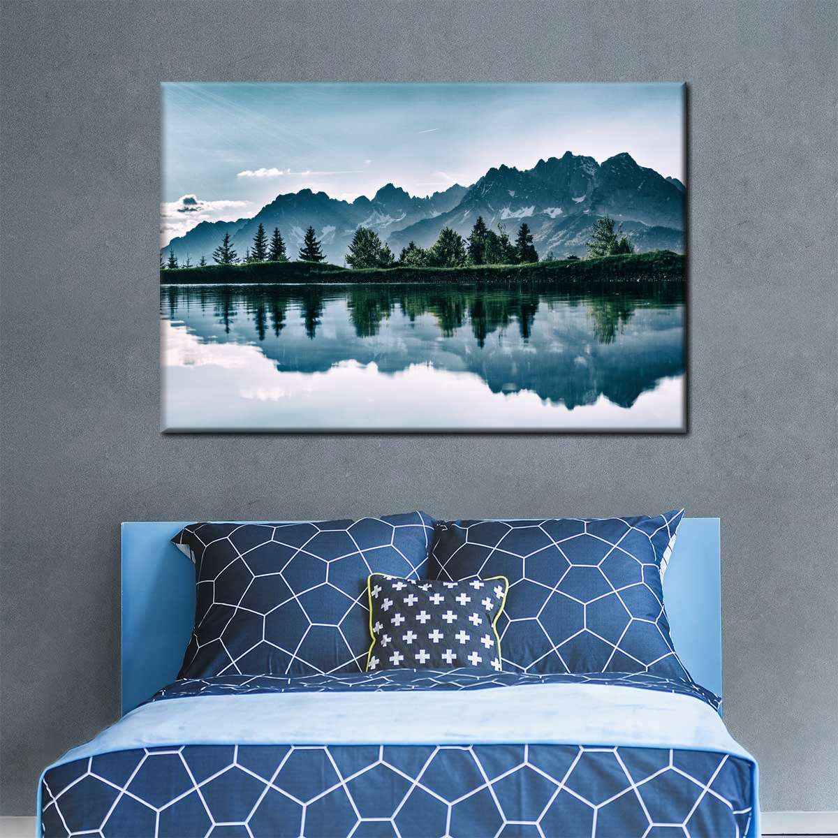 Daylight Mountain Scenery Wall Art