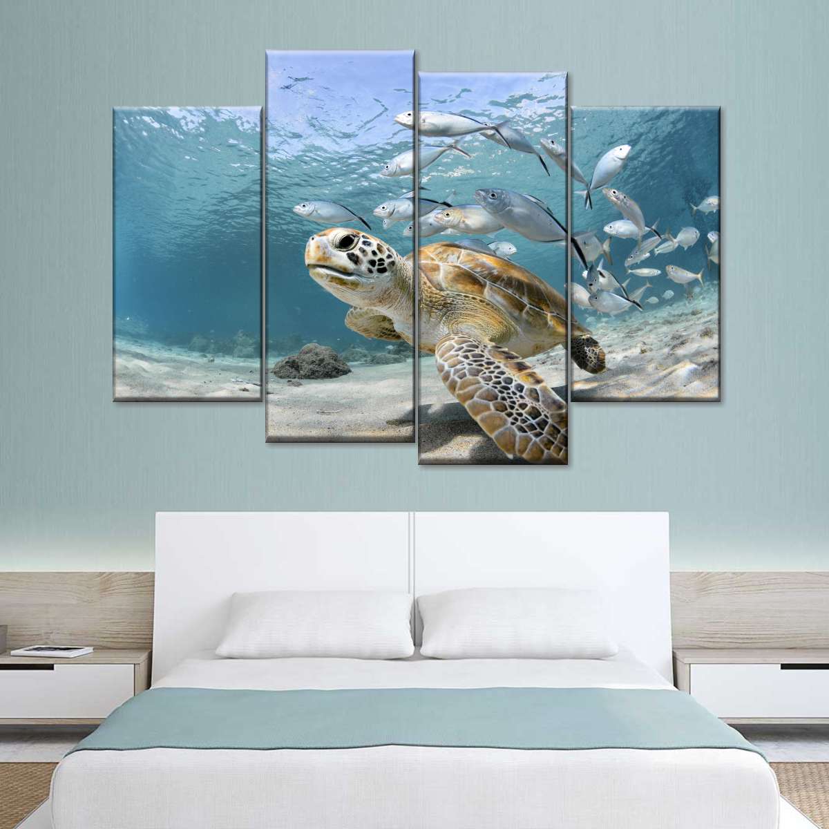 Curacao Fish And Turtle Wall Art