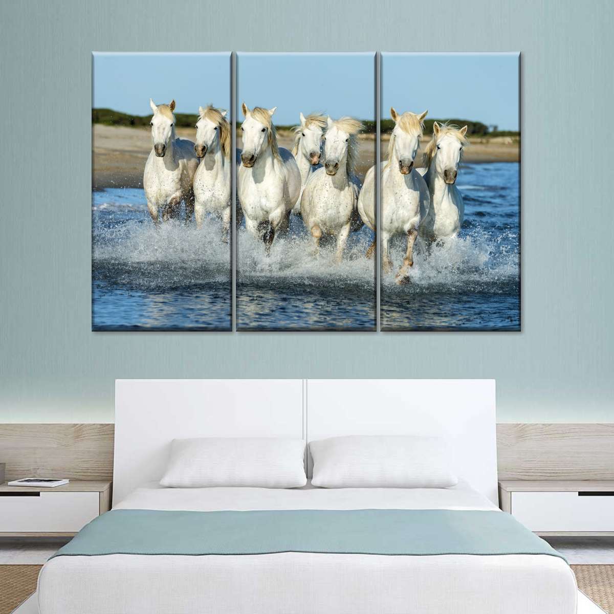 7 Horses Wall Art