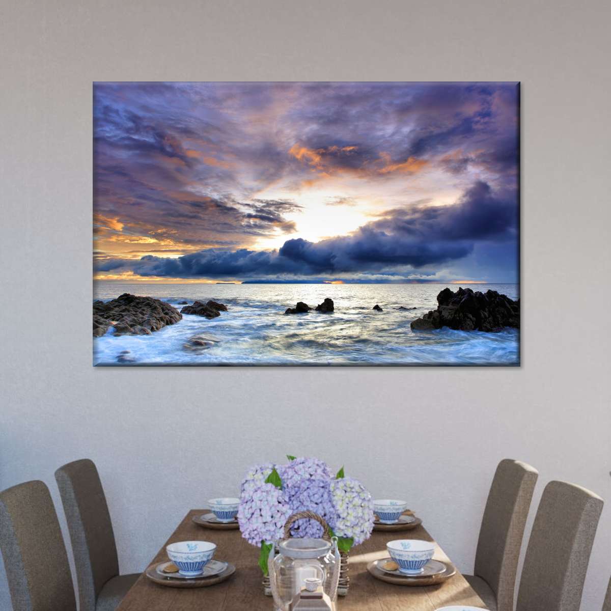 Storm At Cannon Beach Wall Art