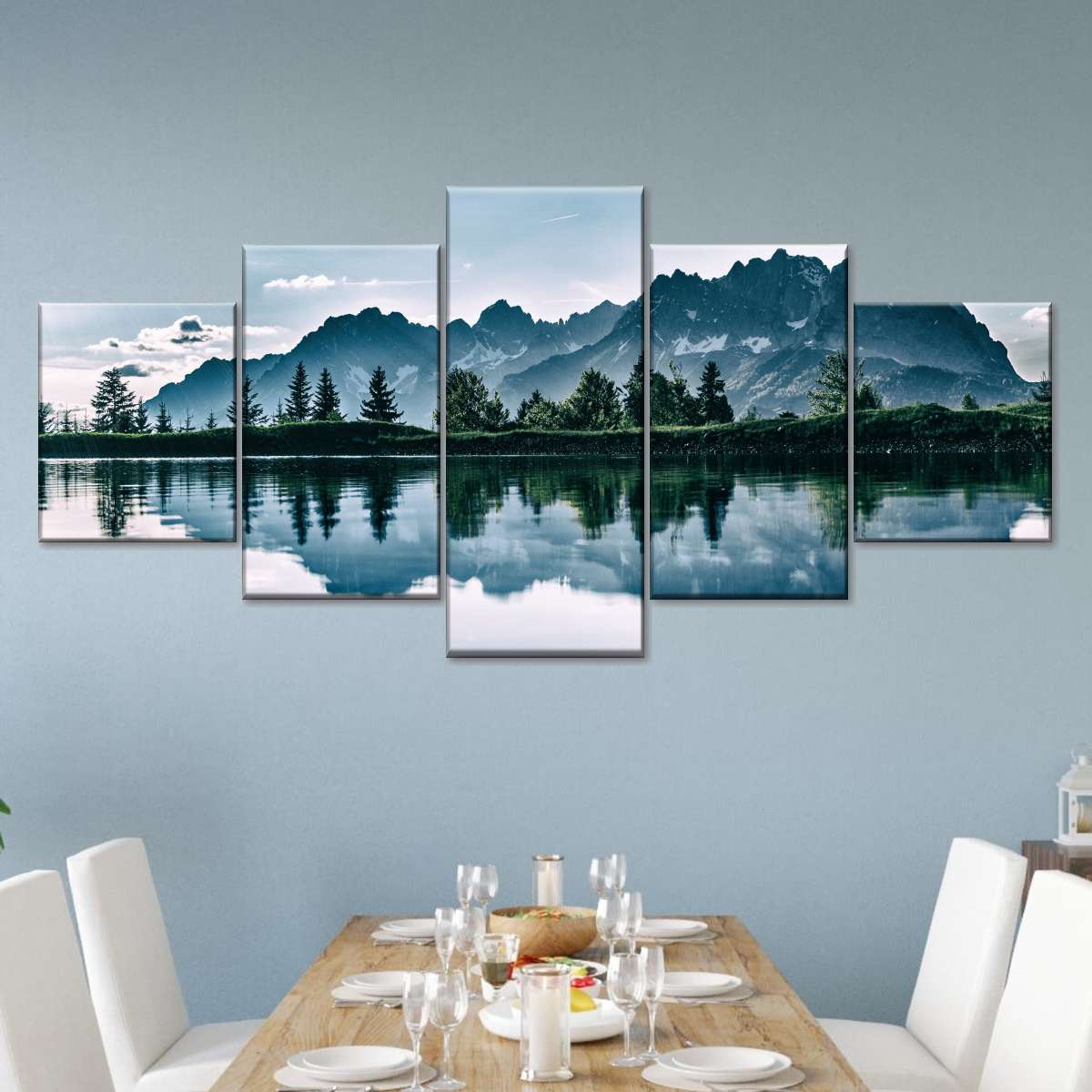 Daylight Mountain Scenery Wall Art