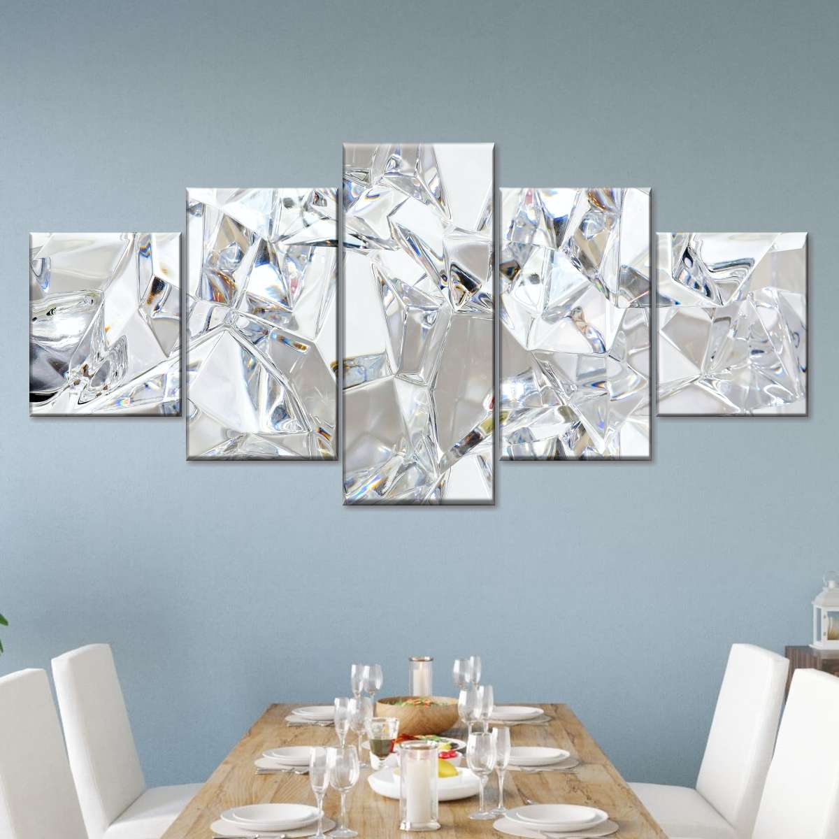 Abstract Ice Wall Art