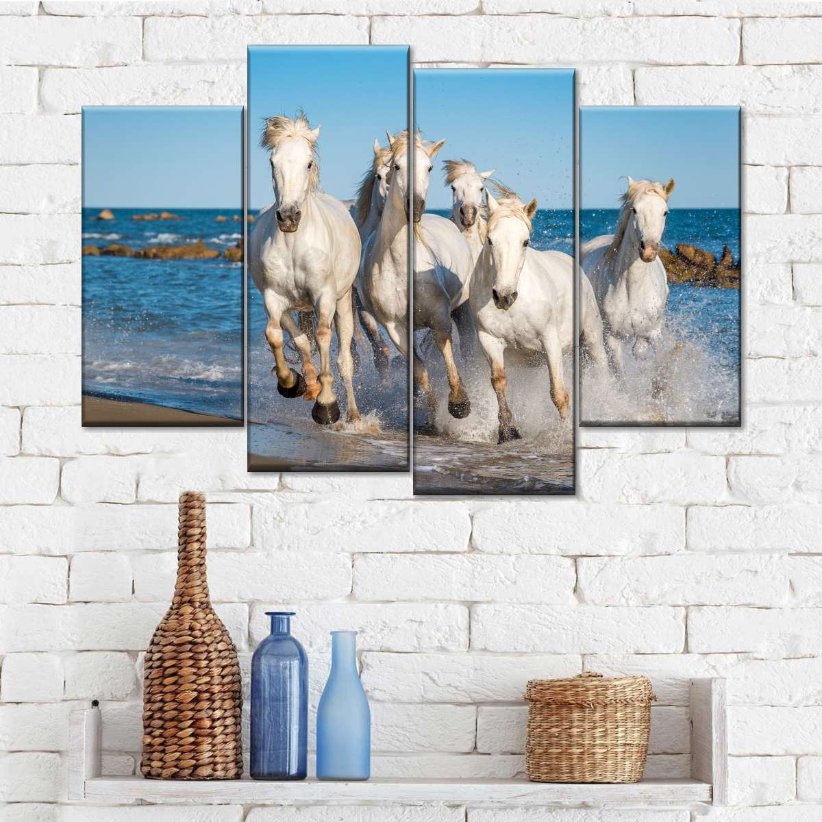 Camargue Horses Wall Art