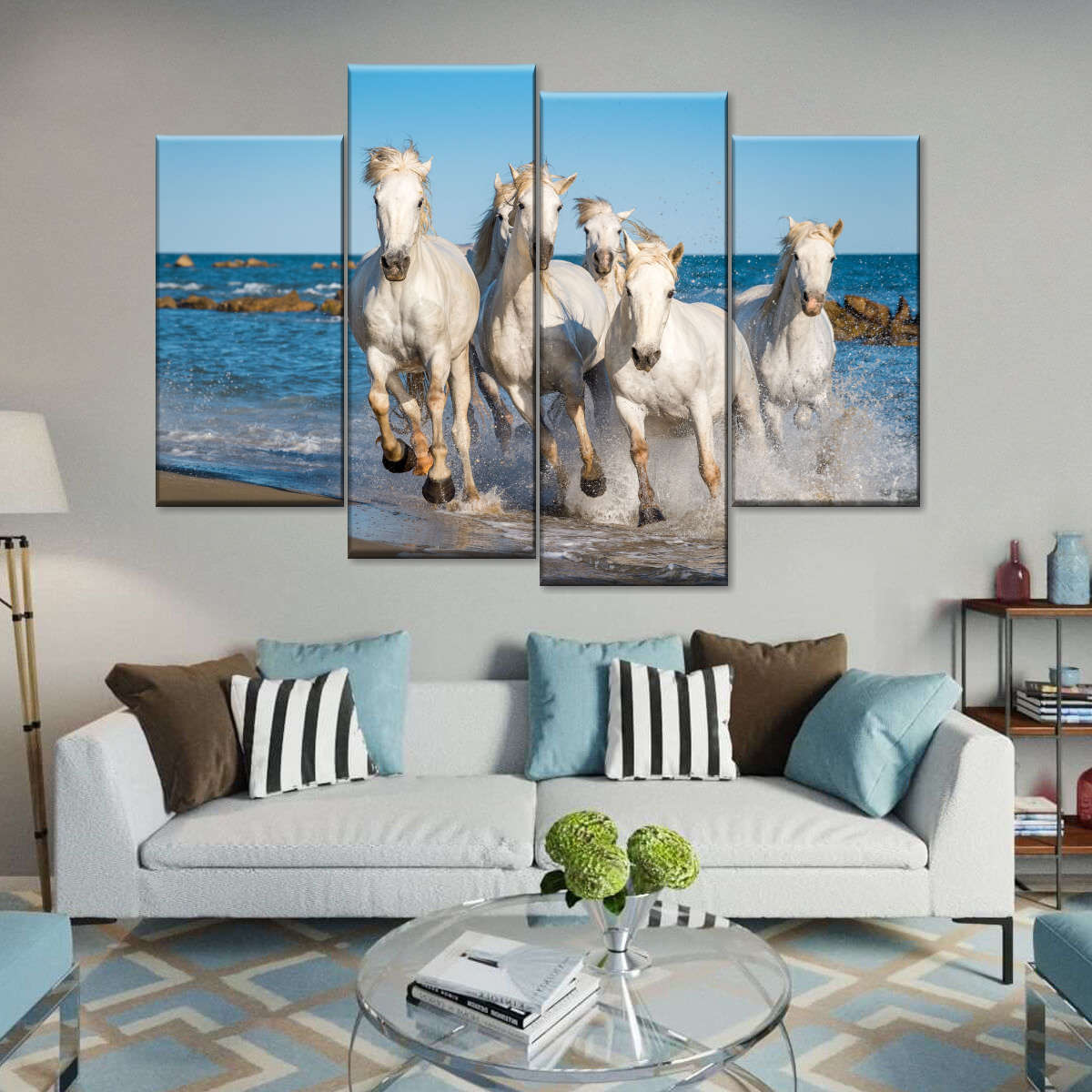 Camargue Horses Wall Art