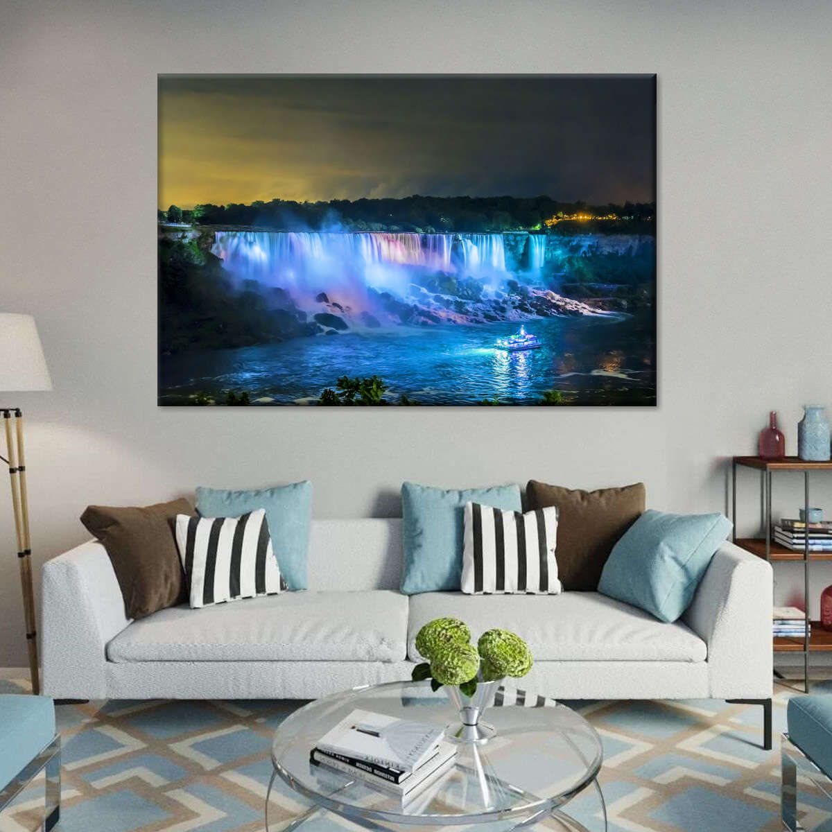 Colorful Niagara Falls Wall Art