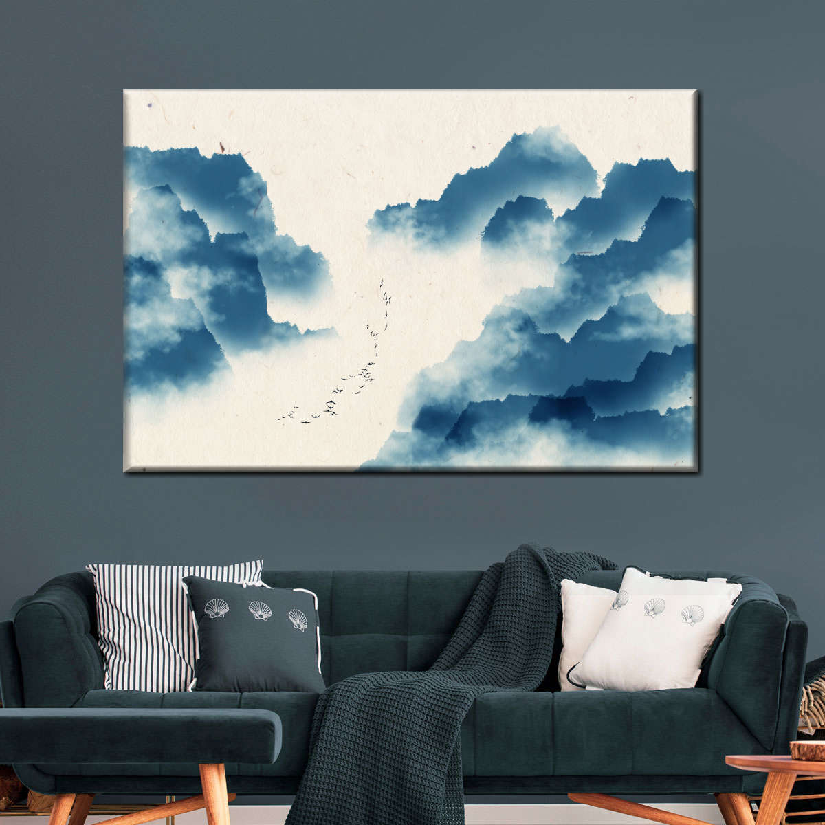 Abstract Chinese Scenery Wall Art