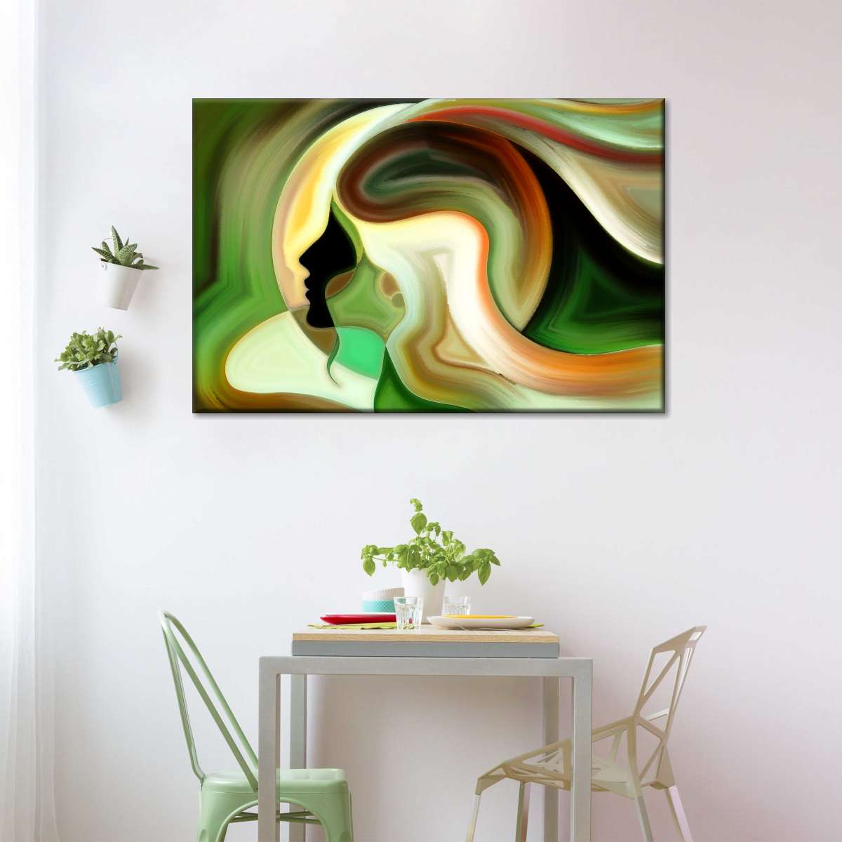 Abstract Woman Wall Art